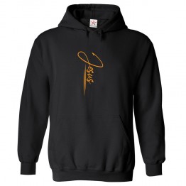 Jesus Classic Religious Unisex Kids and Adults Pullover Hoodie